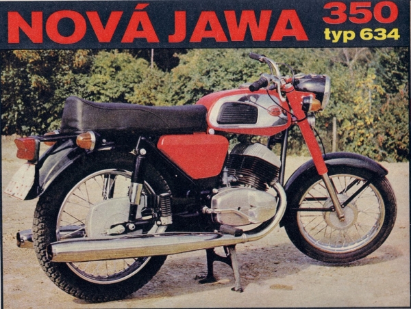 Jawa 350 typ 634 modeliai